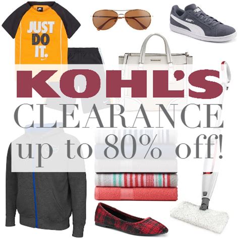 kohls sales|kohl's clearance sale today.